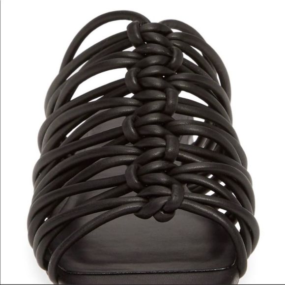 REBECCA MINKOFF | Maelynn Slides Black Strappy Sandals NEW Women’s Size 7.5 - Picture 3 of 12